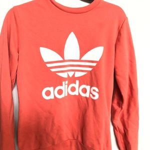Coral Adidas Sweatshirt